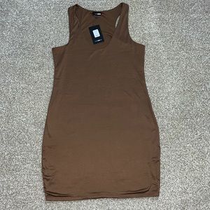 Brand new plus size double lined mini dress